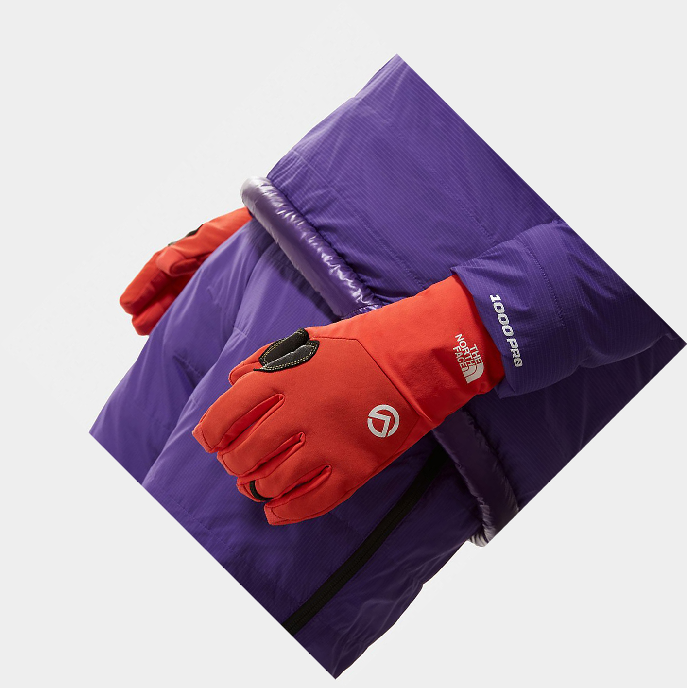 Men's The North Face AMK L1 SOFTSHELL Gloves Orange | US416LAMX