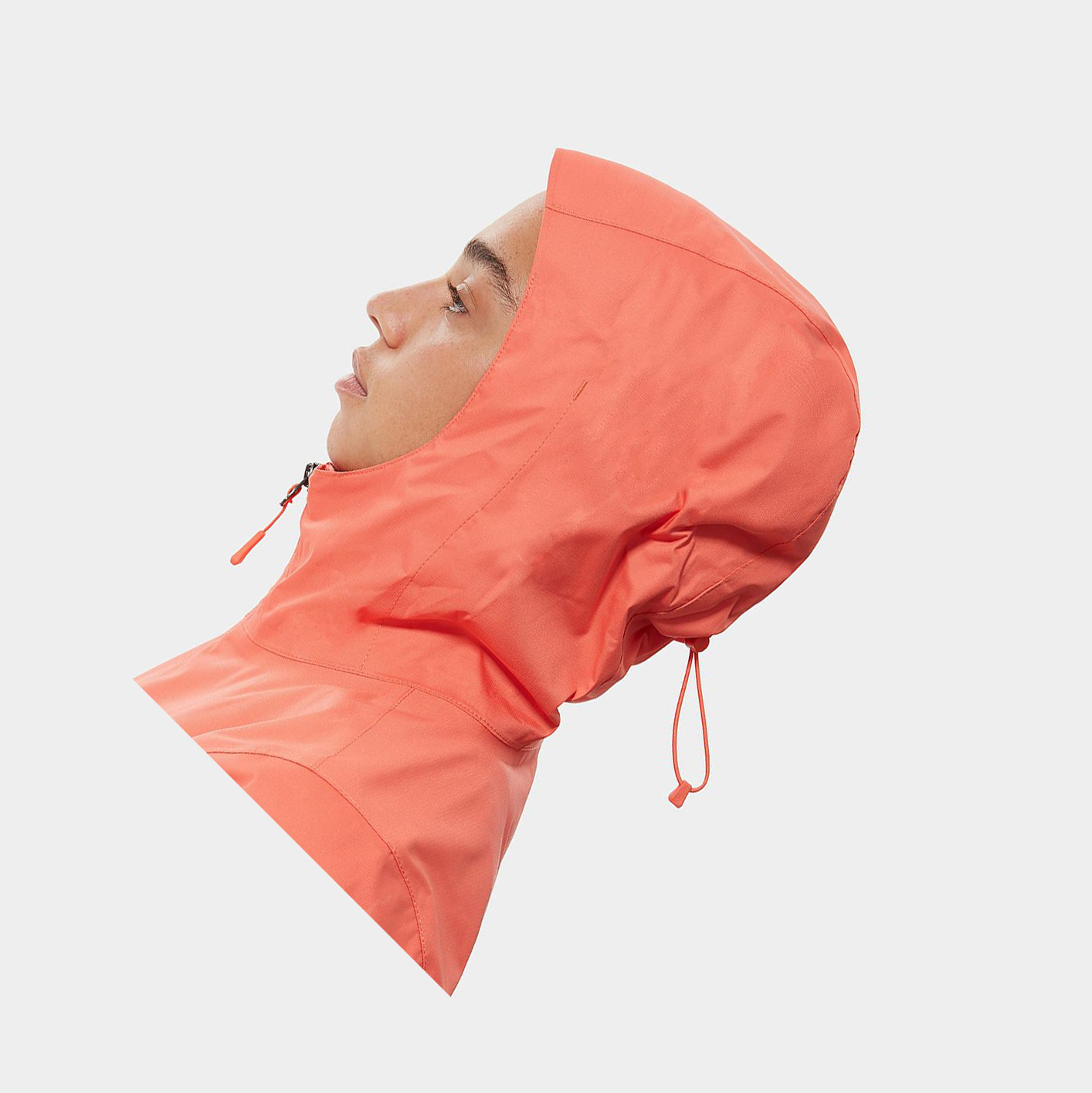Women's The North Face Quest Hooded Waterproof Jackets Orange | US946OLCS