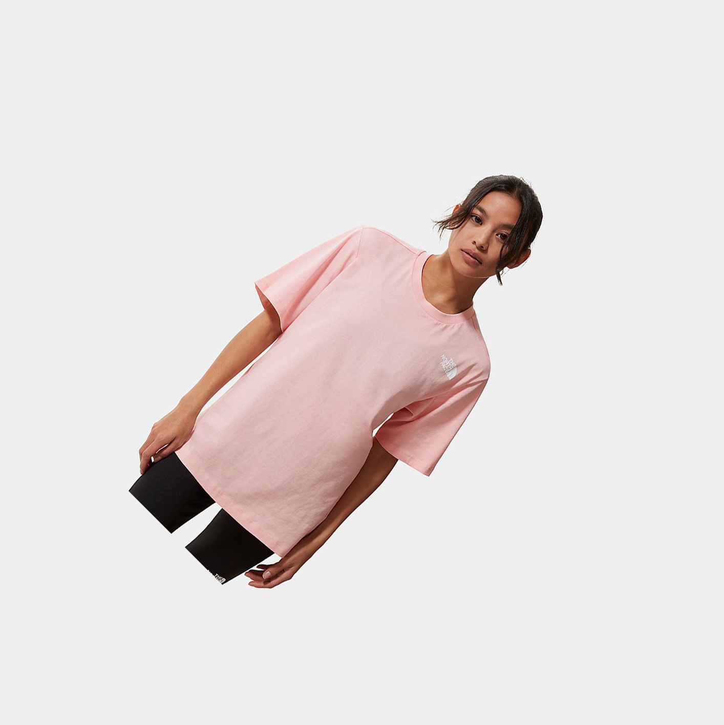 Women's The North Face Relaxed Redbox T Shirts Pink | US793TSVL