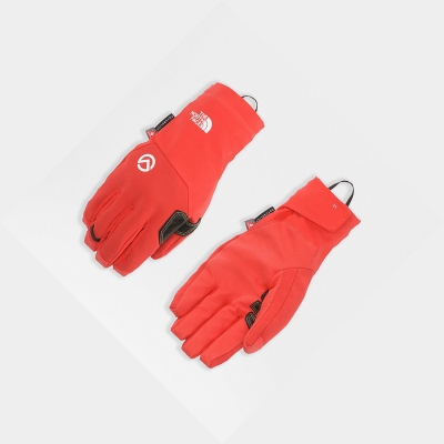 Men's The North Face AMK L2 INSULATED SOFTSHELL Gloves Orange | US027EDSA