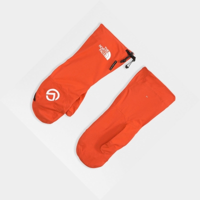 Men's The North Face AMK L5 FUTURELIGHT™ SHELL MITTENS Gloves Orange | US723JMBP