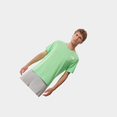 Men's The North Face BETTER THAN NAKED T Shirts Green | US476ISZJ