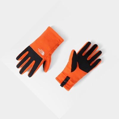 Men's The North Face Denali Etip™ Gloves Red Orange | US841RQVS