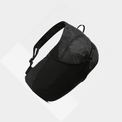 Men's The North Face Flyweight Packable Backpacks Grey Black | US465XIYJ