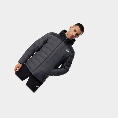 Men's The North Face La Paz Packable Insulated Jackets Grey | US386XFQB