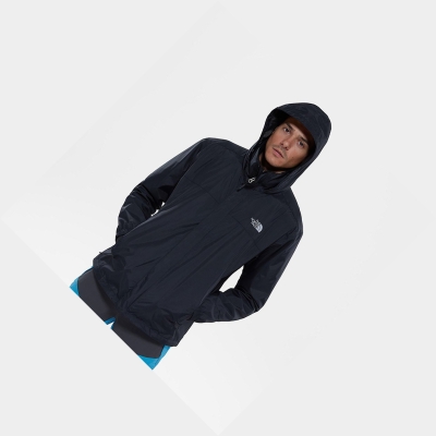 Men's The North Face Resolve Waterproof Jackets Black | US928RZDT