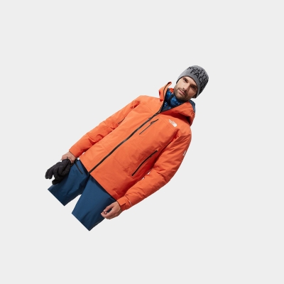 Men's The North Face Summit FUTURELIGHT™ Insulated Jackets Orange | US693MOBL
