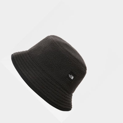 Men's The North Face Unisex Fleeski Street Bucket Hats Black | US834KOHI
