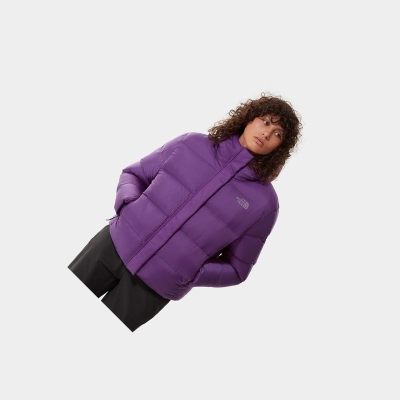 Women's The North Face CITY STANDARD Insulated Jackets Purple | US625SGIV