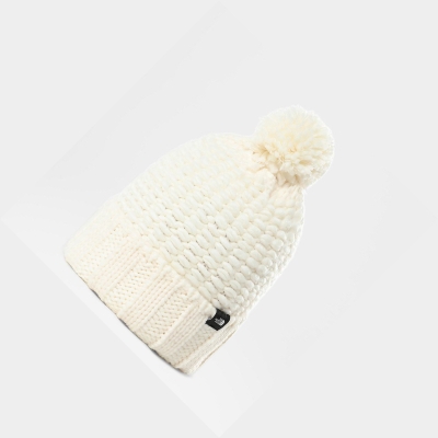 Women's The North Face Cosy Chunky Beanies White | US671TLCK