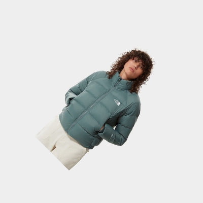 Women's The North Face Hyalite Insulated Jackets Green | US982ZFJC