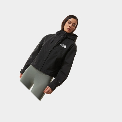 Women's The North Face Reign On Waterproof Jackets Black | US129OCYR